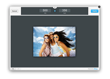 Resize your images