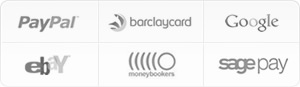Partnerships with, PayPal, Barclaycard, Google, eBay, Monkeybookers, Sagepay and many more 