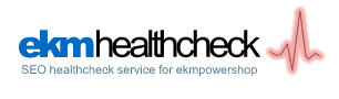 ekmHealthcheck - SEO healthcheck service for ekmPowershop